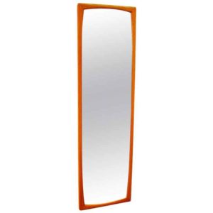 Vintage Oak Wallmirror by AB Nybrofabriken - Sweden 1960s