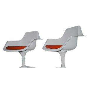 Swivel Armchairs by Stamp Nurieux