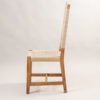 Mid-Century Dining Chairs in Pine and Straps, France, 1950s, Set of 3