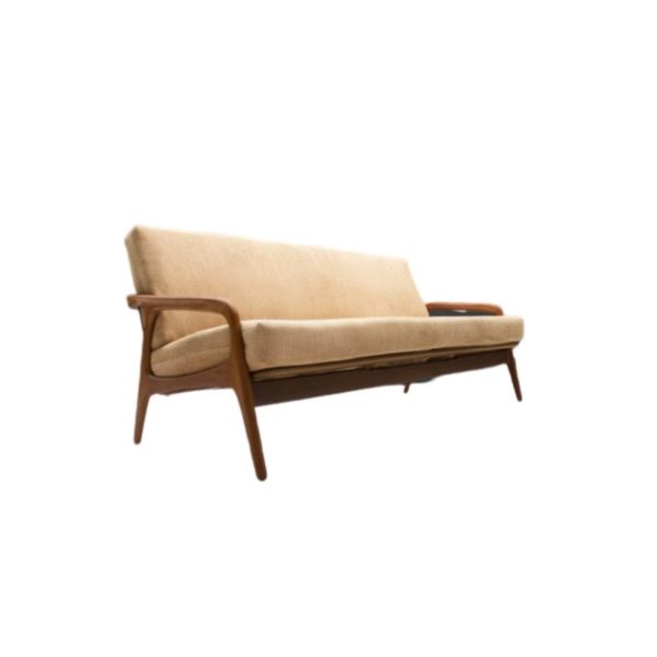 Mid-Century German Teak 3-Seater Sofa from Casala, 1950s