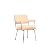 Vintage steel chair in pink