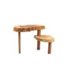Black acacia and oak side table Black acacia and oak side table