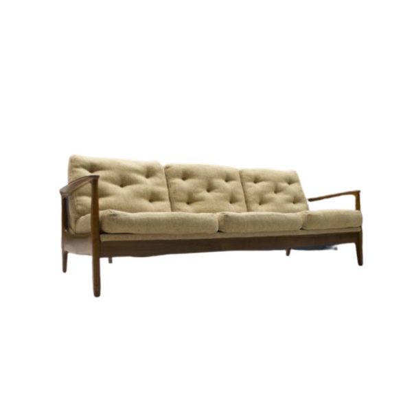 Teak Sofa-Daybed by Eugen Schmidt for Soloform, 1960s