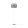 Height Adjustable Tripod Floor Lamp Made in Brass, 1950s