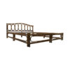 Mid Century Bamboo Double Bed, 1960s