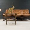 Italian Bamboo, Rattan, and Leather Armchair, 1960s Italian Bamboo, Rattan, and Leather Armchair, 1960s