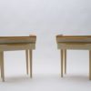Mid-Century Modern Checkerboard Pattern Nightstands, 1950s, Set of 2