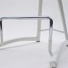 Metal and Wood Bar Stools with Footrests, 1980s, Set of 5