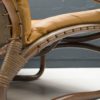 Italian Bamboo, Rattan, and Leather 3-Seater Sofa, 1960s Italian Bamboo, Rattan, and Leather 3-Seater Sofa, 1960s