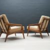 Mid-Century German Teak Armchairs from Casala, 1950s, Set of 2