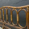 Mid Century Bamboo Double Bed, 1960s