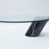 Black Marble and Glass Coffee Table Model K1000 by Team Form for Ronald Schmitt, 1970s Black Marble and Glass Coffee Table Model K1000 by Team Form for Ronald Schmitt, 1970s