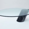 Black Marble and Glass Coffee Table Model K1000 by Team Form for Ronald Schmitt, 1970s Black Marble and Glass Coffee Table Model K1000 by Team Form for Ronald Schmitt, 1970s