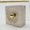 Lovely Travertine Table Lamp by Giuliano Cesari for Nucleo Sormani, 1960s, Italy
