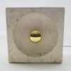 Lovely Travertine Table Lamp by Giuliano Cesari for Nucleo Sormani, 1960s, Italy