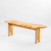 Chestnut Bench With Vee Legs Chestnut Bench With Vee Legs