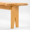 Chestnut Bench With Vee Legs Chestnut Bench With Vee Legs