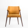 Mid-Century Teak and Baghera Fabric Armchair