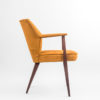 Mid-Century Teak and Baghera Fabric Armchair