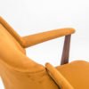 Mid-Century Teak and Baghera Fabric Armchair