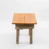 Oak and acacia side table