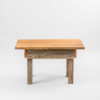 Oak and acacia side table