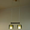 Ceiling/ window pendel pair by Carl Fagerlund for Orrefors, Sweden 1950s Ceiling/ window pendel pair by Carl Fagerlund for Orrefors, Sweden 1950s