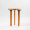 Oak and acacia stool