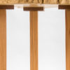 Oak and acacia stool