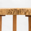 Oak and acacia stool