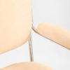 Vintage steel chair in pink