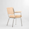 Vintage steel chair in pink