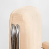 Vintage steel chair in pink