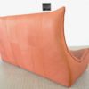 Montis Florence 'The Rock' 3-seater sofa in terracotta red leather vintage design