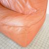 Montis Florence 'The Rock' 3-seater sofa in terracotta red leather vintage design