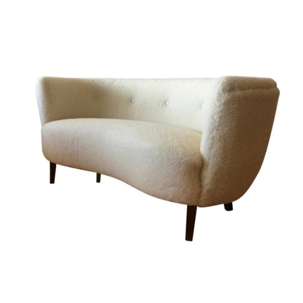 Vintage Danish Lambswool Sofa/Loveseat