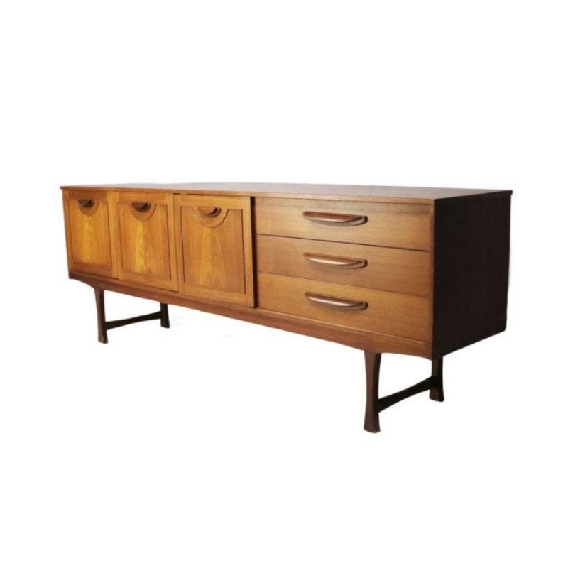 1970’s mid century English sideboard by Elliots of Newbury