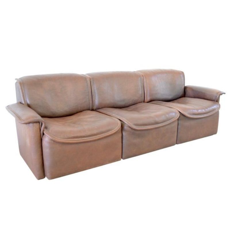 De Sede ds 12 3 seater sofa vintage design