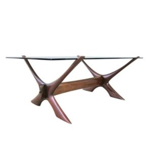 Örebro glas 'Condor' coffee table Midcentury design