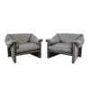 Cassina by Probjeto 'Babalao' armchairs by Vico Magistretti