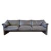 Cassina by Probjeto 'Babalao' 3 seater sofa by Vico Magistretti vintage design