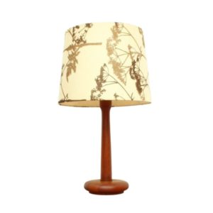 Large Danish Solid Teak Desk Lamp, 1960s