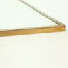 Belgium Travertine, Brass & Glass Coffee Table by Roger Vanhevel, 1970s