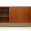 Danish Teak Highboard With Sliding Doors by Henry W. Klein for Bramin Møbler, 1960s