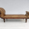 Danish antique chaise longue / daybed, early 20th century, renovated