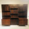 Wall Unit in Rosewood, Italy 1960s.