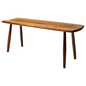 Vintage Oak bench by Carl Gustaf Boulogner 1950s Sweden