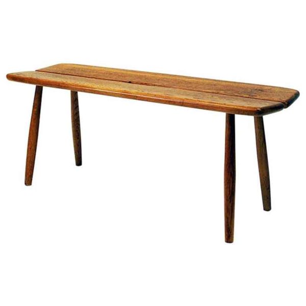 Vintage Oak bench by Carl Gustaf Boulogner 1950s Sweden