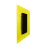 Pop Art Yellow And Black Perspex Light Panel By Johanna Grawunder