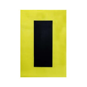 Pop Art Yellow And Black Perspex Light Panel By Johanna Grawunder
